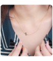 Silver Initial Letter Necklace Z SPE-5566